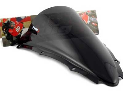 Състезателна слюда Puig за Yamaha YZF-R1 00-01 тъмно опушена