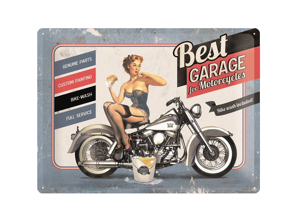 Метална табела "Best Garage"