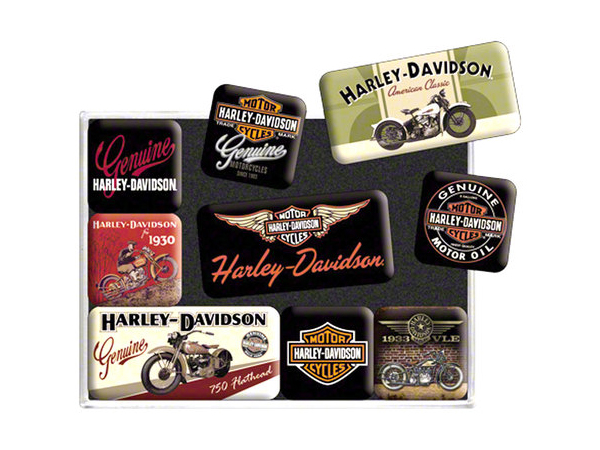 Комплект магнити "Harley Davidson" - 9бр.
