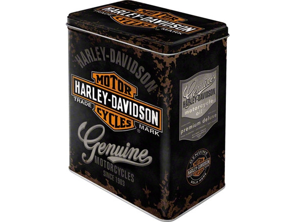 Метална кутия "Harley Davidson - Genuine"