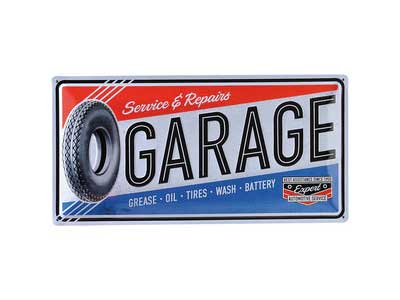 Метална табела "Garage"