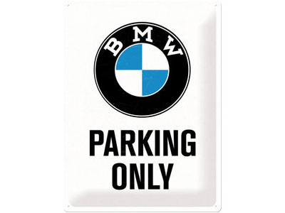 Метална табела BMW Parking Only