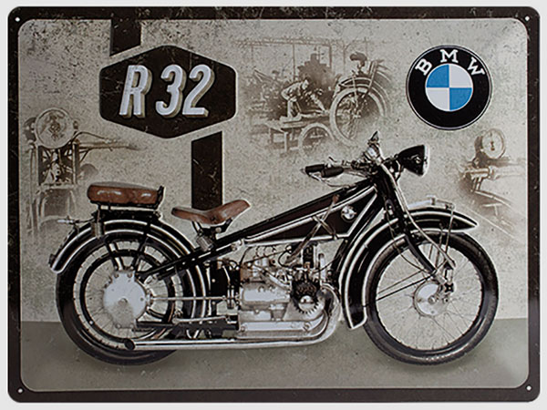 Метална табела BMW R32 METAL SIGN SPECIAL EDITION