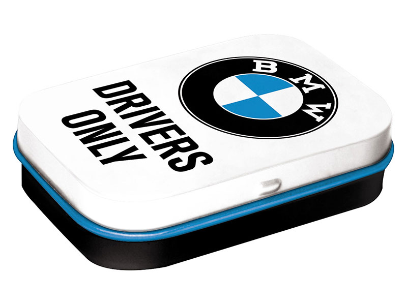 Метална кутия за хапчета BMW DRIVERS ONLY