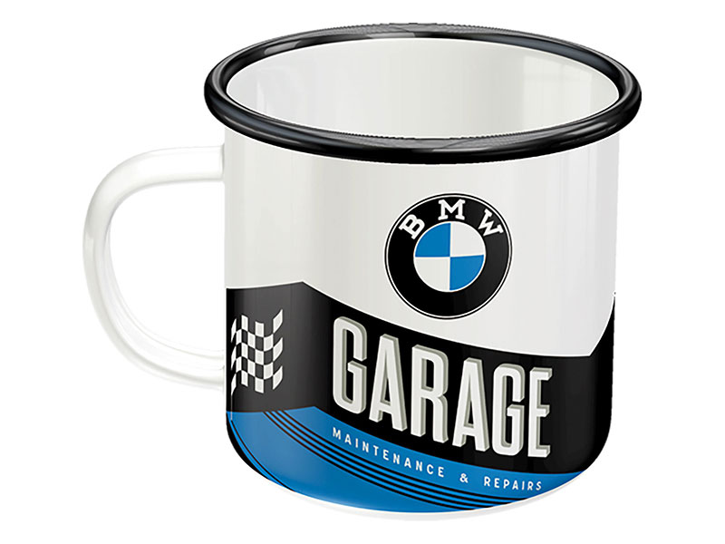 Чаша метална емайл BMW GARAGE